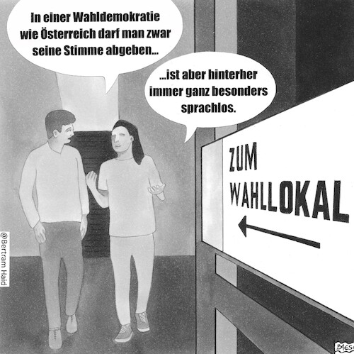 Cartoon: Wahldemokratie (medium) by BAES tagged wahl,wahlen,wähler,demokratie,österreich,politik,politiker,regierung,volk,wahl,wahlen,wähler,demokratie,österreich,politik,politiker,regierung,volk