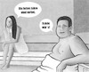 Cartoon: Fette Jahre (small) by BAES tagged fett,fettejahre,abstieg,wirtschaft,krise,inflation,dick,sauna