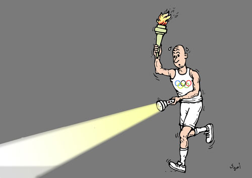 Cartoon: Olympic games (medium) by ombaddi tagged sport