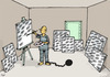 Cartoon: Prisoner ! (small) by ombaddi tagged no