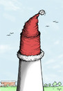 Cartoon: Santa (small) by ombaddi tagged no