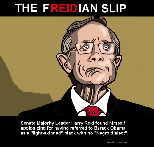 Cartoon: Harry Reid (medium) by perugino tagged us,politics,obama,reid,harry reid,karikatur,karikaturen,barack obama,usa,wahl,wahlen,harry,reid,barack,obama