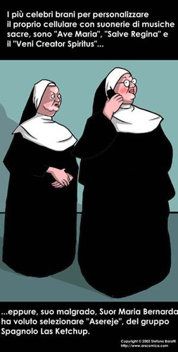 Cartoon: Suonerie (medium) by perugino tagged religion