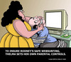 Cartoon: Parental Controls (small) by perugino tagged internet,web
