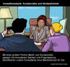 Cartoon: Verhaltensfinanzierung (small) by perugino tagged investment,banking
