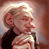Cartoon: Julian Assange (small) by doodleart tagged julian,assange,caricature