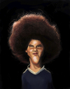 Cartoon: Mr. Fro (small) by doodleart tagged caricature