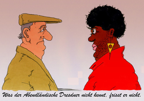 Cartoon: abendland dresden (medium) by Andreas Prüstel tagged pegida,dresden,sachsen,demonstrationen,ausländer,ausländerfeindlichkeit,ausländermangel,toleranz,cartoon,karikatur,andreas,pruestel,pegida,dresden,sachsen,demonstrationen,ausländer,ausländerfeindlichkeit,ausländermangel,toleranz,cartoon,karikatur,andreas,pruestel