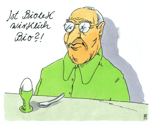 Cartoon: alfred biolek (medium) by Andreas Prüstel tagged bioeier,umdeklariering,bioprodukte,verbrauchertäuschung,alfred,biolek,cartoon,karikatur,bioeier,umdeklariering,bioprodukte,verbrauchertäuschung,alfred,biolek,cartoon,karikatur