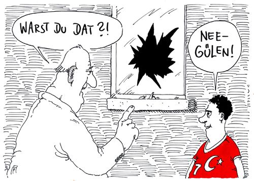 Cartoon: alles gülen (medium) by Andreas Prüstel tagged türkei,militärputsch,erdogan,säuberungen,fethullah,gülen,gülenbewegung,fußball,cartoon,karikatur,andreas,pruestel,türkei,militärputsch,erdogan,säuberungen,fethullah,gülen,gülenbewegung,fußball,cartoon,karikatur,andreas,pruestel