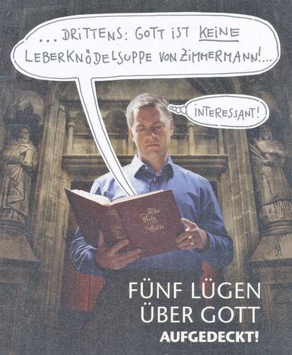 Cartoon: alles lüge (medium) by Andreas Prüstel tagged prüstel,andreas,cartoon,collage,leberknödelsuppe,bibel,lügen,gott,gott,lügen,bibel,leberknödelsuppe,collage,cartoon,andreas,prüstel