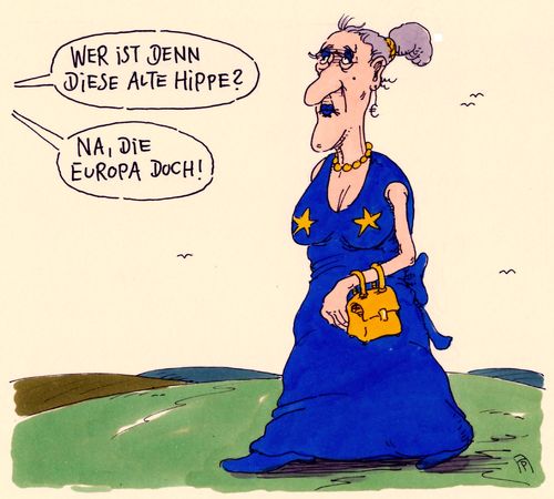 Cartoon: alte hippe (medium) by Andreas Prüstel tagged flüchtlinge,euro,griechenland,krisen,krise,die,europa,pruestel,andreas,karikatur,cartoon,werte,europa,die,krise,krisen,griechenland,euro,flüchtlinge,werte,cartoon,karikatur,andreas,pruestel