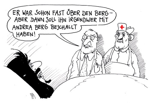 Cartoon: andrea berg (medium) by Andreas Prüstel tagged arzt,patient,krankenschwester,krankenhaus,beschallung,schlager,schlagersängerin,andrea,berg,tod,cartoon,karikatur,andreas,pruestel,arzt,patient,krankenschwester,krankenhaus,beschallung,schlager,schlagersängerin,andrea,berg,tod,cartoon,karikatur,andreas,pruestel