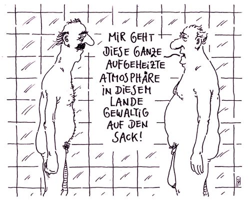 Cartoon: atmosphäre (medium) by Andreas Prüstel tagged deutschland,politische,atmosphäre,radikalisierung,polarisierung,sackgang,cartoon,karikatur,andreas,pruestel,deutschland,politische,atmosphäre,radikalisierung,polarisierung,sackgang,cartoon,karikatur,andreas,pruestel