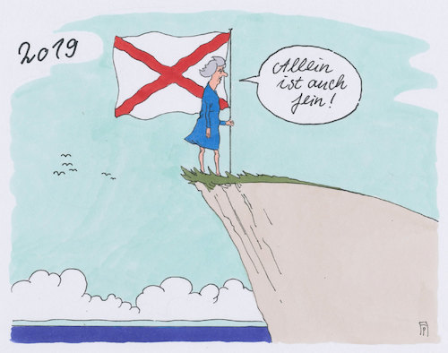 Cartoon: ausblick (medium) by Andreas Prüstel tagged brexit,theresa,may,großbritannien,schottland,nordirland,wales,cartoon,karikatur,andreas,pruestel,brexit,theresa,may,großbritannien,schottland,nordirland,wales,cartoon,karikatur,andreas,pruestel