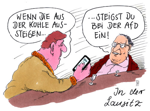 Cartoon: ausstieg-einstieg (medium) by Andreas Prüstel tagged kohlekommission,kohleausstieg,lausitz,afd,cartoon,karikatur,andreas,pruestel,kohlekommission,kohleausstieg,lausitz,afd,cartoon,karikatur,andreas,pruestel