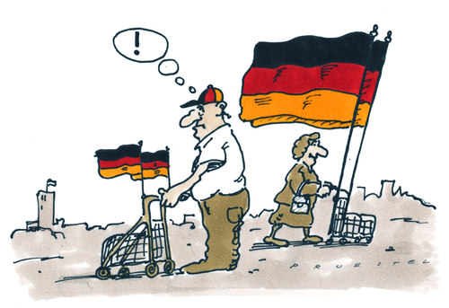 Cartoon: beflaggung (medium) by Andreas Prüstel tagged fußball,fußballweltmeisterschaft,fans,fahnen,nationalismus,patriotismus,cartoon,karikatur,andreas,pruestel,fußball,fußballweltmeisterschaft,fans,fahnen,nationalismus,patriotismus,cartoon,karikatur,andreas,pruestel