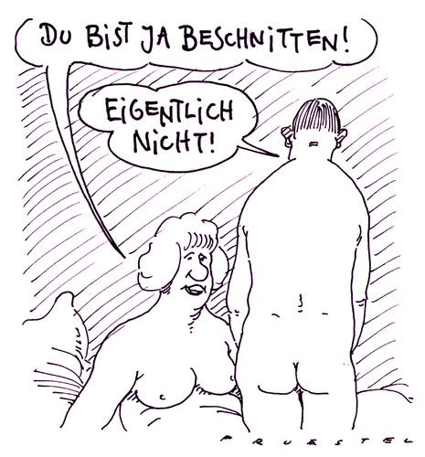 Cartoon: beschnitten (medium) by Andreas Prüstel tagged beschneidung,genital,männlichkeit,judentum,beschneidung,genital,männlichkeit,sex,judentum