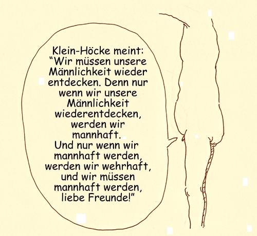 Cartoon: björn höcke (medium) by Andreas Prüstel tagged björn,höcke,afd,dünnschiß,zitat,männlichkeit,pimmel,rechtsradikal,deutschnational,cartoon,karikatur,andreas,pruestel,björn,höcke,afd,dünnschiß,zitat,männlichkeit,pimmel,rechtsradikal,deutschnational,cartoon,karikatur,andreas,pruestel