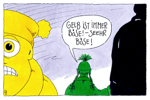 Cartoon: böse (medium) by Andreas Prüstel tagged jamaika,sondierungen,scheitern,fdp,grüne,cdu,csu,cartoon,karikatur,andreas,pruestel,jamaika,sondierungen,scheitern,fdp,grüne,cdu,csu,cartoon,karikatur,andreas,pruestel