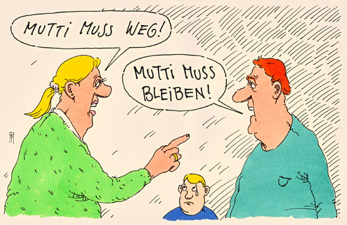 Cartoon: ehestreit (medium) by Andreas Prüstel tagged merkel,angela,polarisuerung,kanzlerin,flüchtlingspolitik,mutti,ehepaar,ehestreit,cartoon,karikatur,andreas,pruestel,polarisuerung,angela,merkel,kanzlerin,flüchtlingspolitik,mutti,ehepaar,ehestreit,cartoon,karikatur,andreas,pruestel