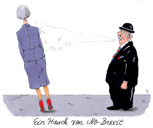 Cartoon: ein hauch (medium) by Andreas Prüstel tagged brexit,theresa,may,parlament,no,cartoon,karikatur,andreas,pruestel,brexit,theresa,may,parlament,no,cartoon,karikatur,andreas,pruestel