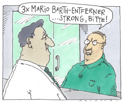 Cartoon: entferner (medium) by Andreas Prüstel tagged mario,barth,mario barth,komiker,komik,unterhalter,unterhaltung,entertainer,promi,prominent,enterner,entfernen,reinigen,reinigung,reiniger,mario,barth