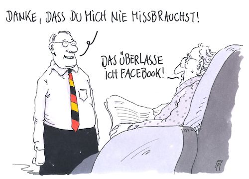 Cartoon: ersatzmissbrauch (medium) by Andreas Prüstel tagged facebook,daten,datenmissbrauch,cartoon,karikatur,andreas,pruestel,facebook,daten,datenmissbrauch,cartoon,karikatur,andreas,pruestel