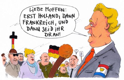 Cartoon: erst holland (medium) by Andreas Prüstel tagged niederlande,parlamentswahlen,geert,wilders,pvv,rechtspopulisten,frankreich,deutschland,europa,eu,nexit,afd,pegida,moffen,cartoon,karikatur,andreas,pruestel,niederlande,parlamentswahlen,geert,wilders,pvv,rechtspopulisten,frankreich,deutschland,europa,eu,nexit,afd,pegida,moffen,cartoon,karikatur,andreas,pruestel