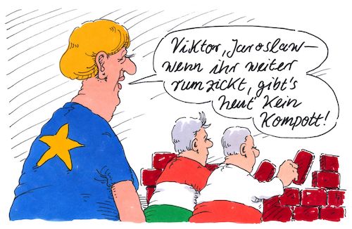 Cartoon: eu-flüchtlingsquote (medium) by Andreas Prüstel tagged eu,eurpa,urteil,eugh,flüchtlingsaufnahme,verteilerschlüssel,osteuropa,ungarn,slowakei,polen,orban,kaczynski,cartoon,karikatur,andreas,pruestel,eu,eurpa,urteil,eugh,flüchtlingsaufnahme,verteilerschlüssel,osteuropa,ungarn,slowakei,polen,orban,kaczynski,cartoon,karikatur,andreas,pruestel