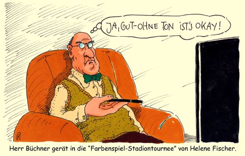 Cartoon: farbenspiel (medium) by Andreas Prüstel tagged helene,fischer,konzert,stadionkonzert,farbenspiel,schlager,cartoon,karikatur,andreas,pruestel,helene,fischer,konzert,stadionkonzert,farbenspiel,schlager,cartoon,karikatur,andreas,pruestel