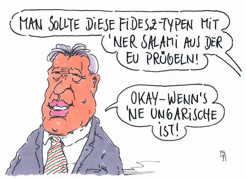 Cartoon: fidesz-typen (medium) by Andreas Prüstel tagged eu,europa,parlament,evp,fraktion,fidesz,orban,ungarn,ausschluss,cartoon,karikatur,andreas,pruestel,eu,europa,parlament,evp,fraktion,fidesz,orban,ungarn,ausschluss,cartoon,karikatur,andreas,pruestel