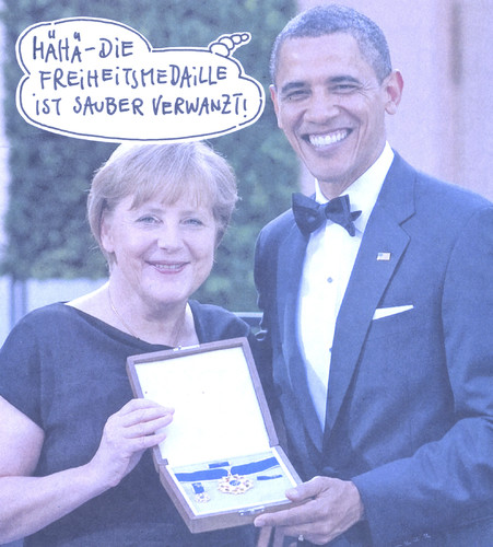 Cartoon: freiheit (medium) by Andreas Prüstel tagged usa,geheimdienst,nsa,abhörung,barack,obama,angela,merkel,freiheitsmedaille,cartoon,collage,andreas,pruestel,usa,geheimdienst,nsa,abhörung,barack,obama,angela,merkel,freiheitsmedaille,cartoon,collage,andreas,pruestel