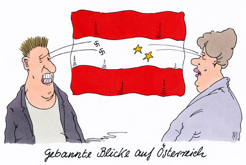 Cartoon: gebannt (medium) by Andreas Prüstel tagged österreich,präsidentschaftswahl,van,der,bellen,hofer,rechtspopulismus,nationalismus,rechtsradikalismus,eu,europa,cartoon,karikatur,andreas,pruestel,österreich,präsidentschaftswahl,van,der,bellen,hofer,rechtspopulismus,nationalismus,rechtsradikalismus,eu,europa,cartoon,karikatur,andreas,pruestel