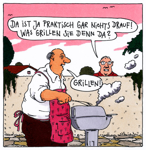 grillen von Andreas Prüstel | Philosophie Cartoon | TOONPOOL