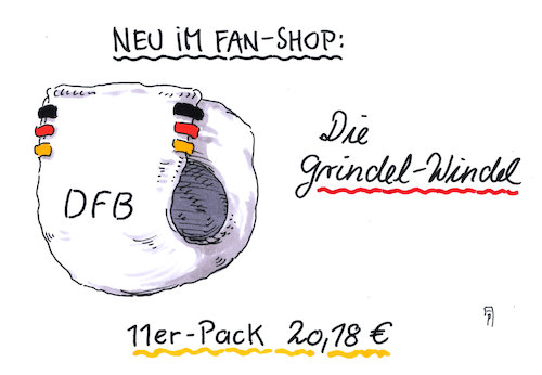 Cartoon: grindel (medium) by Andreas Prüstel tagged fußballweltmeisterschaft,nationalmannschaft,dfb,präsident,reinhard,grindel,cartoon,karikatur,andreas,pruestel,fußballweltmeisterschaft,nationalmannschaft,dfb,präsident,reinhard,grindel,cartoon,karikatur,andreas,pruestel