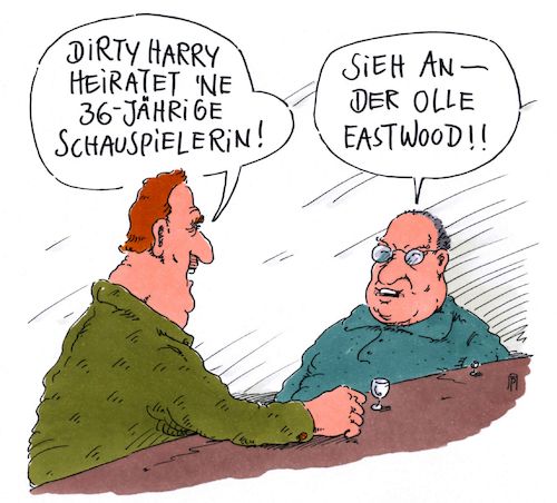 Cartoon: harry (medium) by Andreas Prüstel tagged prinz,harry,heirat,clint,eastwood,dirty,cartoon,karikatur,andreas,pruestel,prinz,harry,heirat,clint,eastwood,dirty,cartoon,karikatur,andreas,pruestel