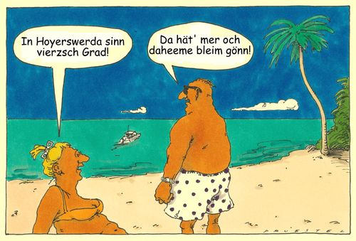 Cartoon: hitze (medium) by Andreas Prüstel tagged klima,erderwärmung,hitze,urlaub,südsee,hoyerswerda,sachsen,sächsisch,temperatur,cartoon,karikatur,andreas,pruestel,klima,erderwärmung,hitze,urlaub,südsee,hoyerswerda,sachsen,sächsisch,temperatur,cartoon,karikatur,andreas,pruestel