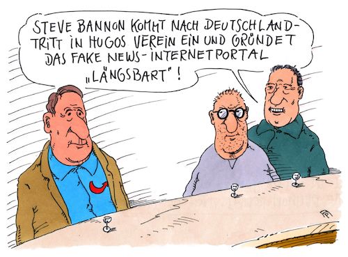 Cartoon: hugos verein (medium) by Andreas Prüstel tagged steve,bannon,afd,fake,news,internetportal,cartoon,karikatur,andreas,pruestel,steve,bannon,afd,fake,news,internetportal,cartoon,karikatur,andreas,pruestel