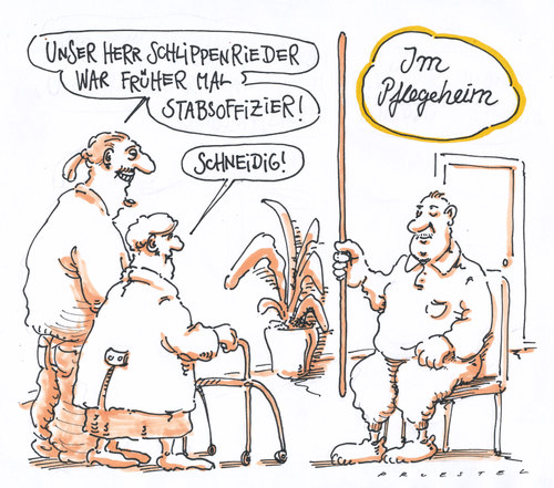 Im Pflegeheim Von Andreas Prustel Philosophie Cartoon Toonpool