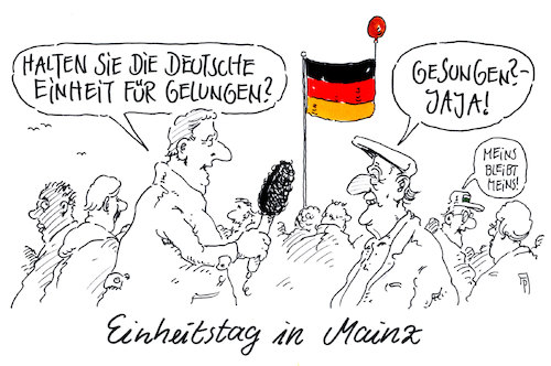 Cartoon: in mainz (medium) by Andreas Prüstel tagged tag,der,deutschen,einheit,zentrale,einheitsfeier,mainz,cartoon,karikatur,andreas,pruestel,tag,der,deutschen,einheit,zentrale,einheitsfeier,mainz,cartoon,karikatur,andreas,pruestel