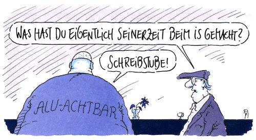 Cartoon: is-rückkehrer (medium) by Andreas Prüstel tagged islamischer,staat,deutsche,rückkehrer,justiz,cartoon,karikatur,andreas,pruestel,islamischer,staat,deutsche,rückkehrer,justiz,cartoon,karikatur,andreas,pruestel