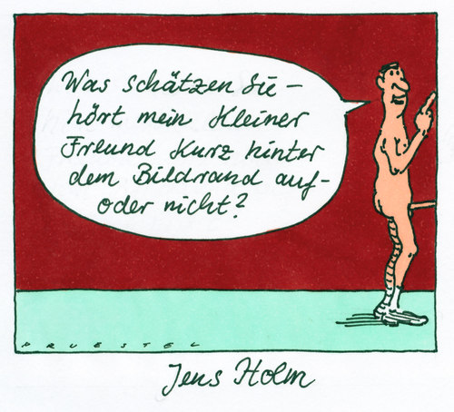 Cartoon: jens holm (medium) by Andreas Prüstel tagged penislänge,penislänge,penis,sex