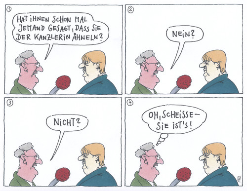 Cartoon: kanzlerin (medium) by Andreas Prüstel tagged bundeskanzlerin,kanzlerin,angela,merkel,schweigen,ähnlichkeit,doppelgänger,cartoon,karikatur,andreas,pruestel,bundeskanzlerin,kanzlerin,angela,merkel,schweigen,ähnlichkeit,doppelgänger,cartoon,karikatur,andreas,pruestel