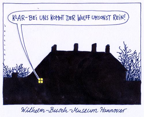 Cartoon: karikaturen-museum (medium) by Andreas Prüstel tagged wilhelmbuschmuseum,hannover,wulff,bundespräsident,bundespräsident,wulff,hannover,wilhelm busch museum,wilhelm,busch,museum