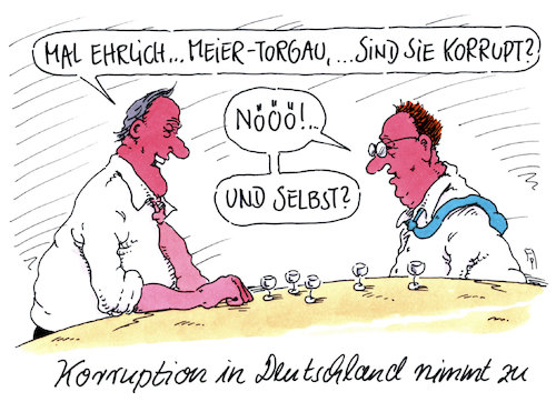 Cartoon: korruptionsindex (medium) by Andreas Prüstel tagged deutschland,korruption,korruptionsindex,cartoon,karikatur,andreas,pruestel,deutschland,korruption,korruptionsindex,cartoon,karikatur,andreas,pruestel