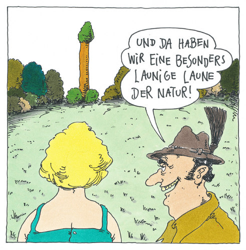 Cartoon: launig (medium) by Andreas Prüstel tagged wald,natur,paar,wald,natur,paar,liebe