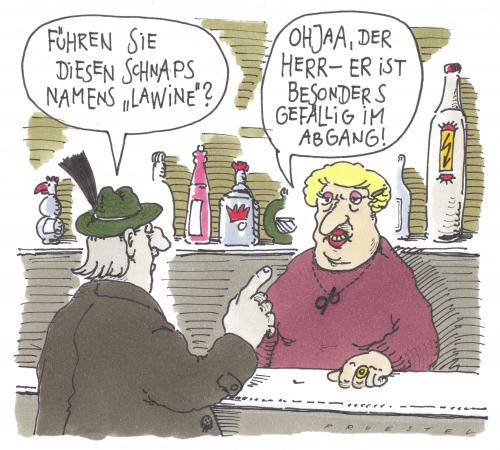 Cartoon: lawine (medium) by Andreas Prüstel tagged einkauf,alkohol,schnaps,alkohol,lawine,getränk,trinken,bar,kneipe,kaufen,einkaufen,genußmittel,handel,laden,shop,spirituosen,geschäft,bestellung,gefällig,einfach,locker,geschmack,abgang,natur,winter,schnee,berge,einkauf,produkt,eigenschaften,vorteil,abhang,schneelawine