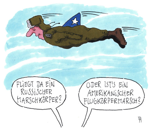 Cartoon: marschflugkörper (medium) by Andreas Prüstel tagged russland,usa,inf,vertrag,austieg,atomare,mittelstreckenwaffen,marschflugkörper,cartoon,karikatur,andreas,pruestel,russland,usa,inf,vertrag,austieg,atomare,mittelstreckenwaffen,marschflugkörper,cartoon,karikatur,andreas,pruestel