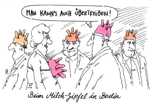 Cartoon: milchgipfel (medium) by Andreas Prüstel tagged milch,milchpreis,milchbauern,milchgipfel,berlin,kuheuter,cartoon,karikatur,andreas,pruestel,milch,milchpreis,milchbauern,milchgipfel,berlin,kuheuter,cartoon,karikatur,andreas,pruestel